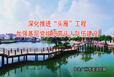 深化推進“頭雁”工程，加強基層黨組織帶頭人隊伍建設